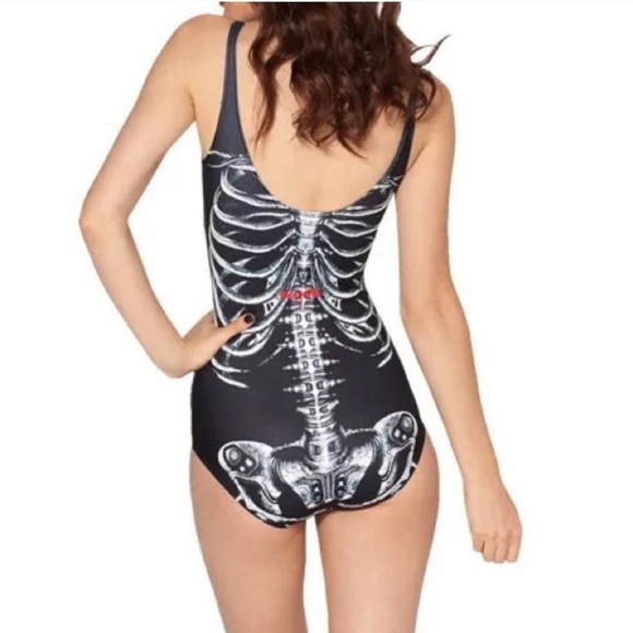 Rare BlackMilk Mechanical Skeleton Swimsuit XS - Picture 3 of 14